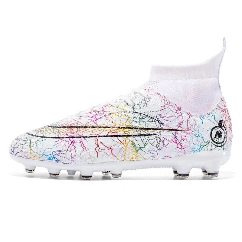 High Top Soccer Shoes TF Broken Nails Artificial Turf - Bellarte Enchanté High Top Soccer Shoes TF Broken Nails Artificial Turf